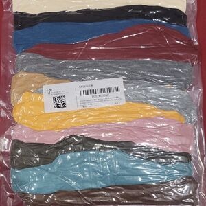 12 Multicolor Women's Headband Set